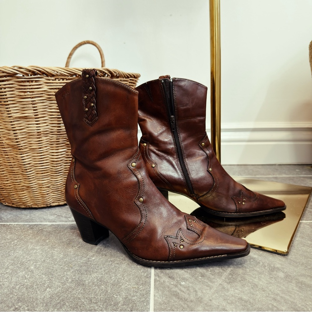 ✨ VINTAGE cowboy boots - Picture 2 of 6